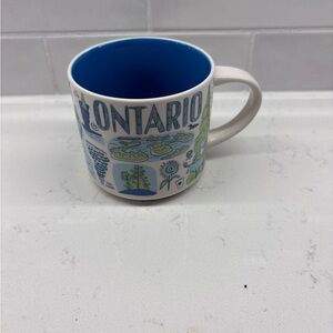 Ontario Themed Mug with Blue Interior